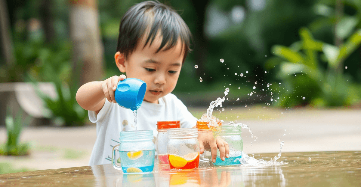 Water Play Learning Activities for Singapore Preschoolers: Science at Home